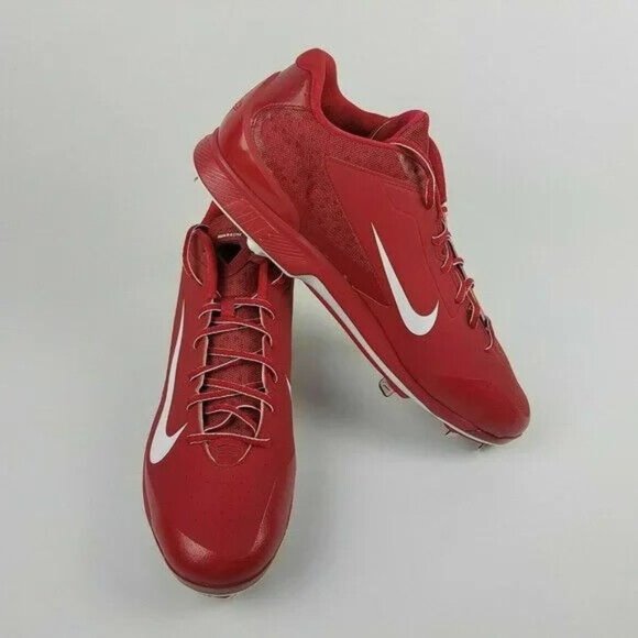 Nike Air Huarache Pro Low Metal Baseball Cleats Men Size 16 Red
